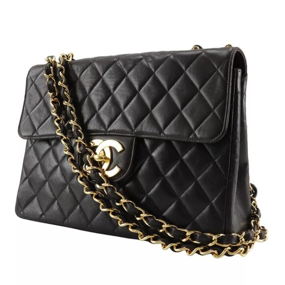 CHANEL ChainShoulder Shoulder Bag A04412 Deca Matelasse 30 Double chain bl... - Picture 6 of 10